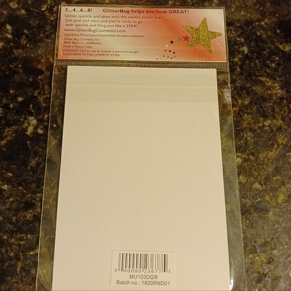 NEW: sets/performance🏆💎🤸‍♀️⭐TURQUOISE GLITTER STARS ⭐🤸‍♀️💎🏆BODY STICKERS - Picture 2 of 6